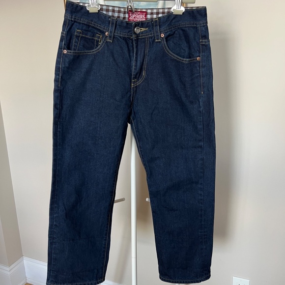 Superdry Cropped Jeans, size L - Picture 4 of 4